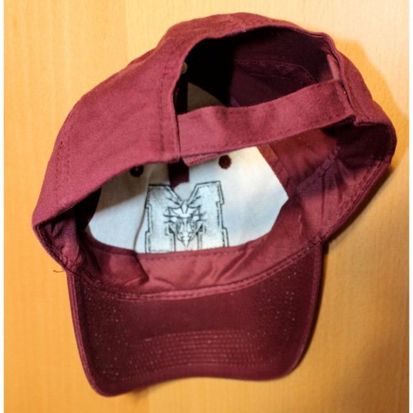 McMaster Dragon Boat Club Snapback Hat Cap Mens OS One Size Adjustable Burgundy - Picture 7 of 8